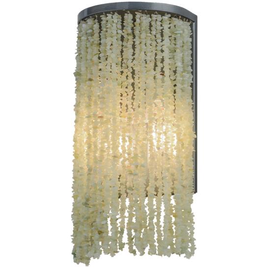 2nd Ave Design 202247.4.MOD Jade Charm Sconce in Black Chrome Over Nickel