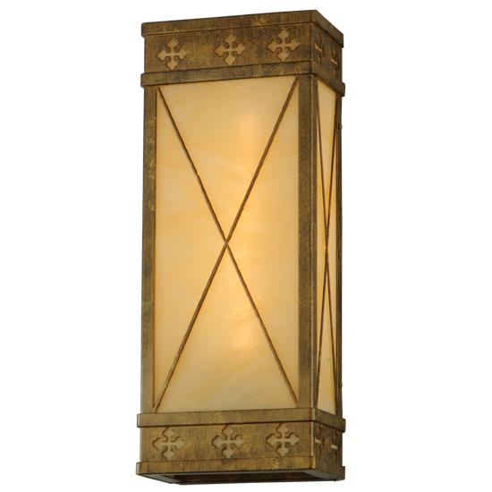 2nd Avenue Lighting 202258-10.R Byzantine Sconces in Brushed Gold