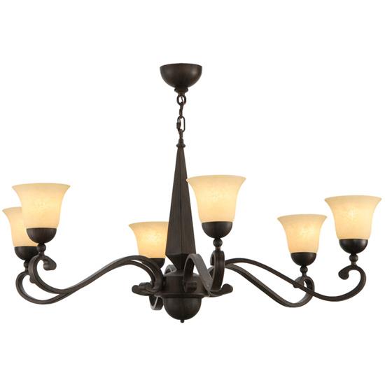 2nd Ave Design 202413.1 Muirfield Chandelier in Classic Rust