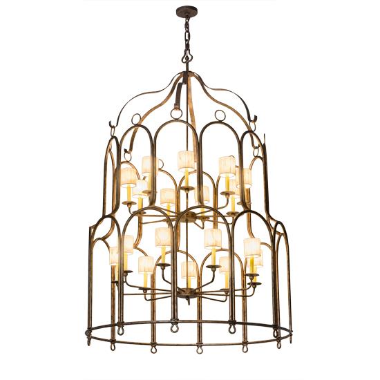 2nd Avenue Lighting 203193-4 Grand Stair Chandelier in Spanish Gold