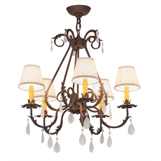 2nd Avenue Lighting 203516-1 Chantilly Chandelier in Rusty Nail