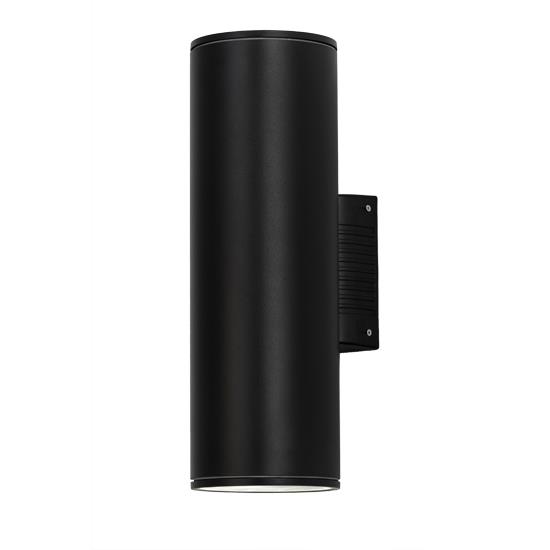 2nd Avenue Lighting 203591-1 Cilindro Hayden Exterior Wall Sconce in Black Textured