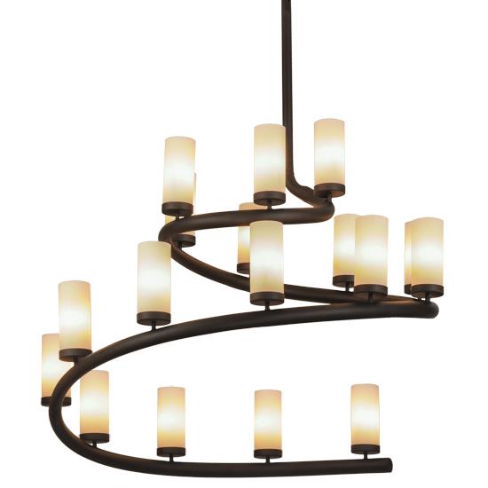 2nd Avenue Lighting 216715-18.AC French Horn Chandeliers in Oil Rubbed Bronze