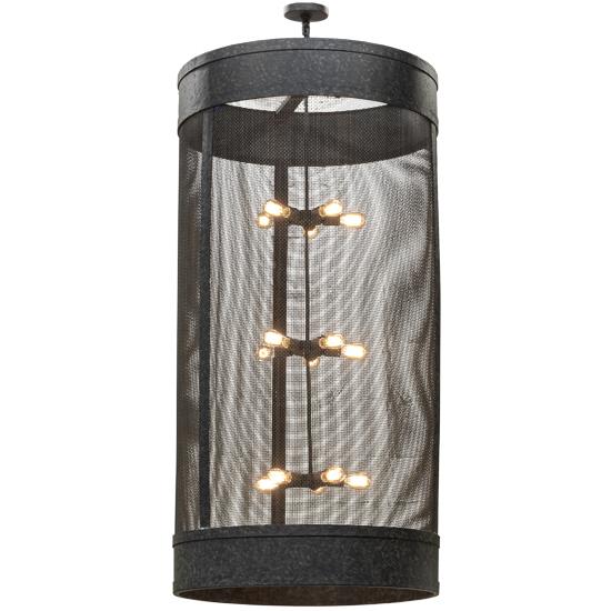 2nd Ave Design 216963-1 Cilindro Cage Pendant in Coffee Bean