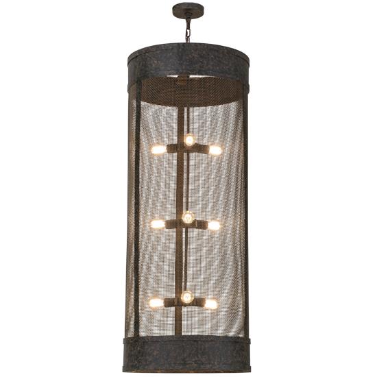 2nd Ave Design 216963-2 Cilindro Cage Pendant in Coffee Bean