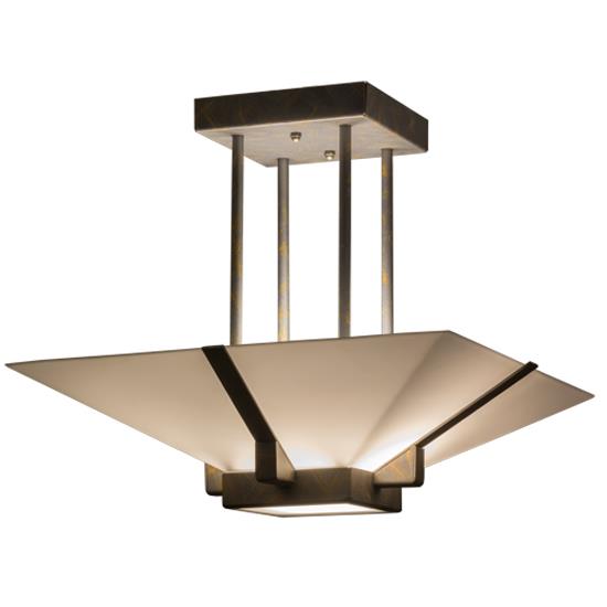 2nd Avenue Lighting 218767-2.20W Grayling Indoor Semi-Flush Ceiling Mount in French Bronze