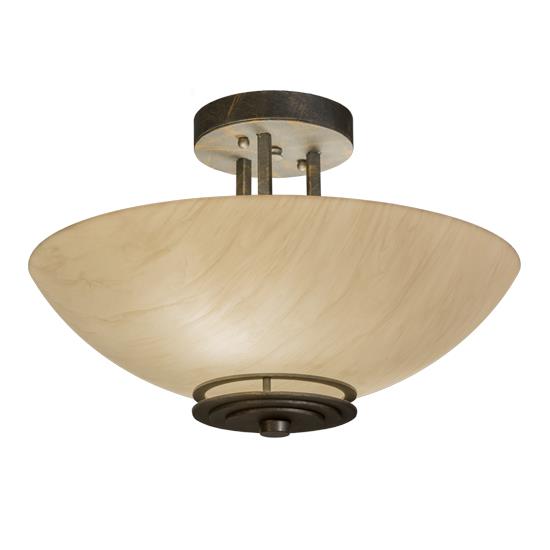 2nd Avenue Lighting 218767-3.FA Thurston Indoor Semi-Flush Ceiling Mount in French Bronze