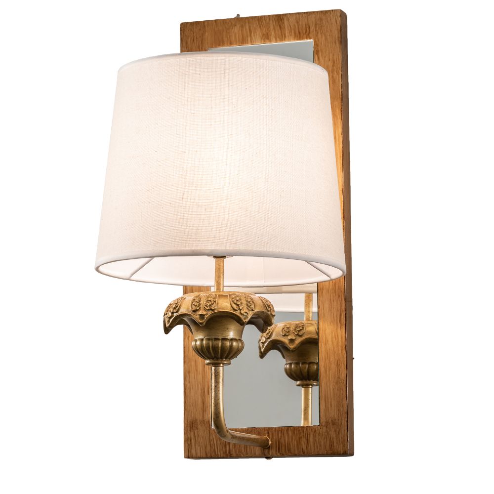 2nd Avenue Lighting 69213-1503 10" Wide Remy Wall Sconce in Gold And Mirror