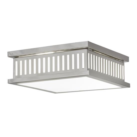 2nd Avenue Lighting 221006-29 Chisolm Passage Indoor Flush Ceiling Mount in Polished Nickel