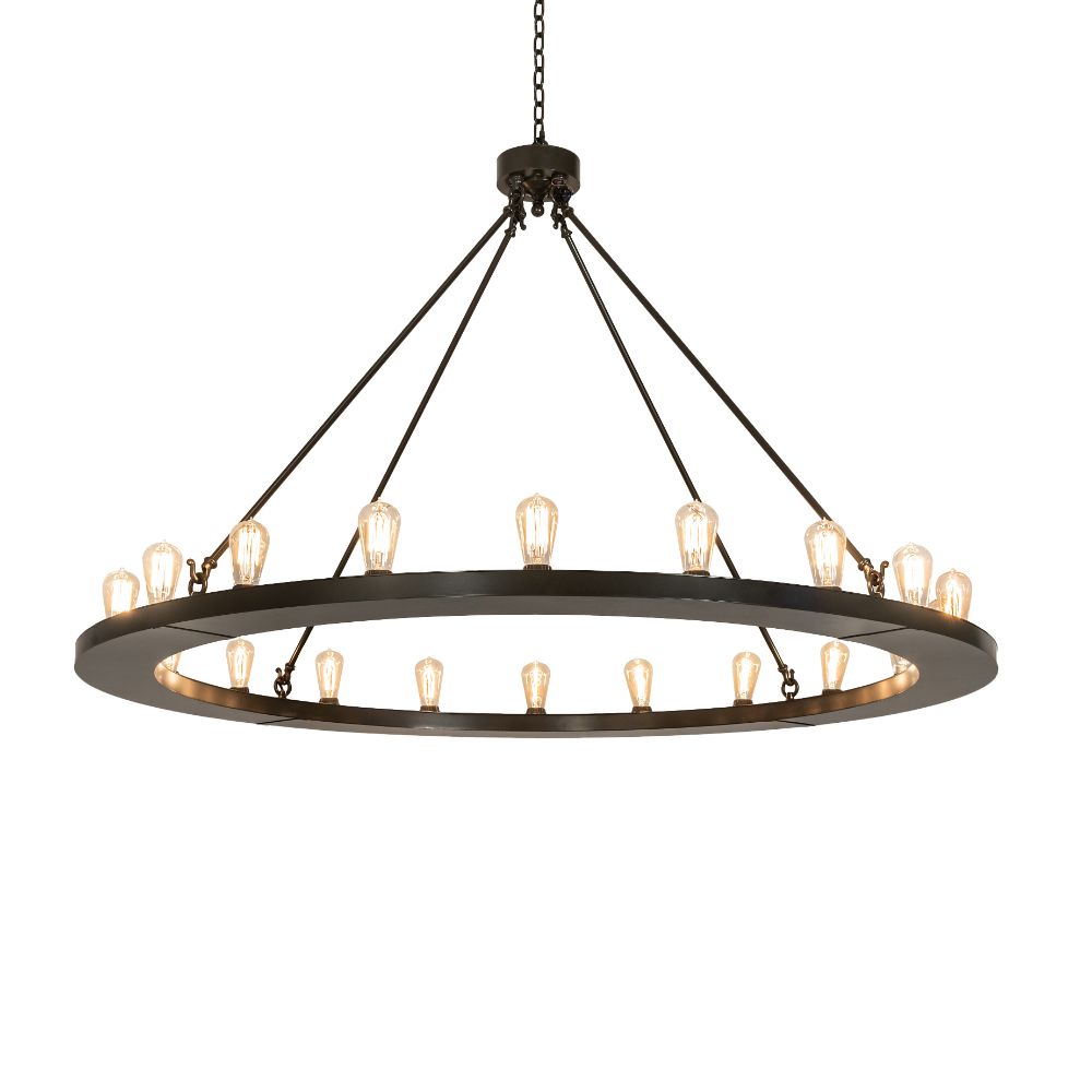 2nd Avenue Lighting 203147-4-NC.A 60" Wide Loxley 20 Light Chandelier in Timeless Bronze