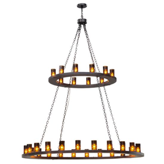 2nd Ave Design 39054-1.MBRZ Loxley Chandelier in Mahogany Bronze