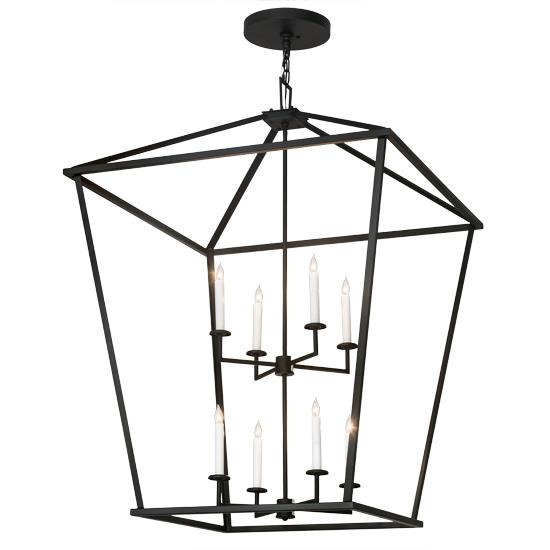 2nd Avenue Lighting 39219-70 Kitzi Tapered Pendant in Wrought Iron