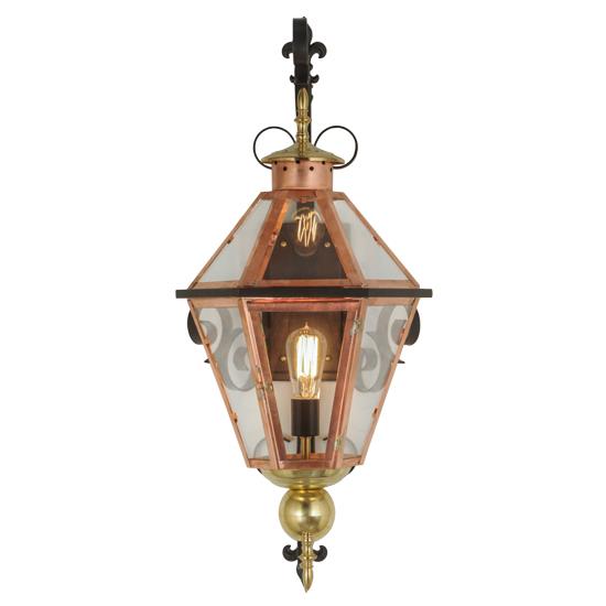 2nd Ave Design 48259.481 Millesime Lantern Sconce in Raw Copper/Raw Brass/Timeless Bronze
