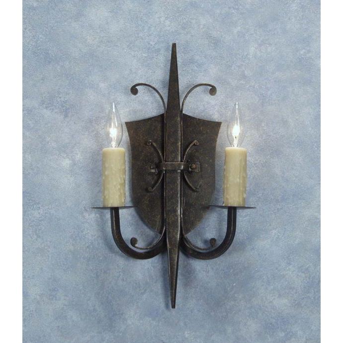 2nd Ave Design 741029.2.ADA Shield Sconce in Gilded Tobacco