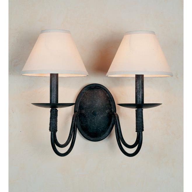 2nd Ave Design 75062.2 Bell Sconce in Antique Iron Gate