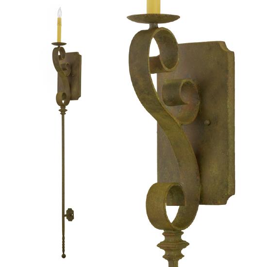 2nd Avenue Lighting 751340.1.54H Cipriana Indoor Wall Sconce in Organic Rust