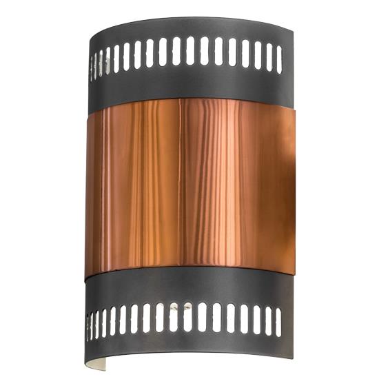 2nd Avenue Lighting 75300.1.COP Elements Sconces in Nickel/Polished Copper