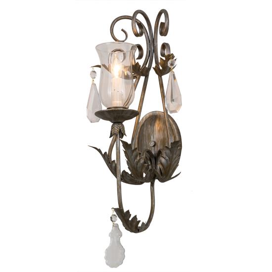 2nd Avenue Lighting 75400.1.X.S French Elegance Sconces in Antique Silver