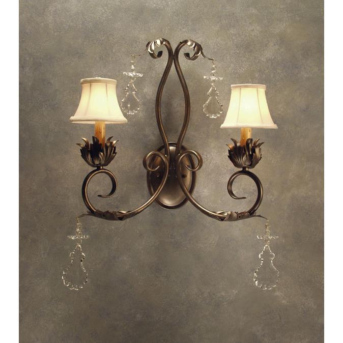 2nd Ave Design 75531.2.X Felicia Sconce in French Bronze