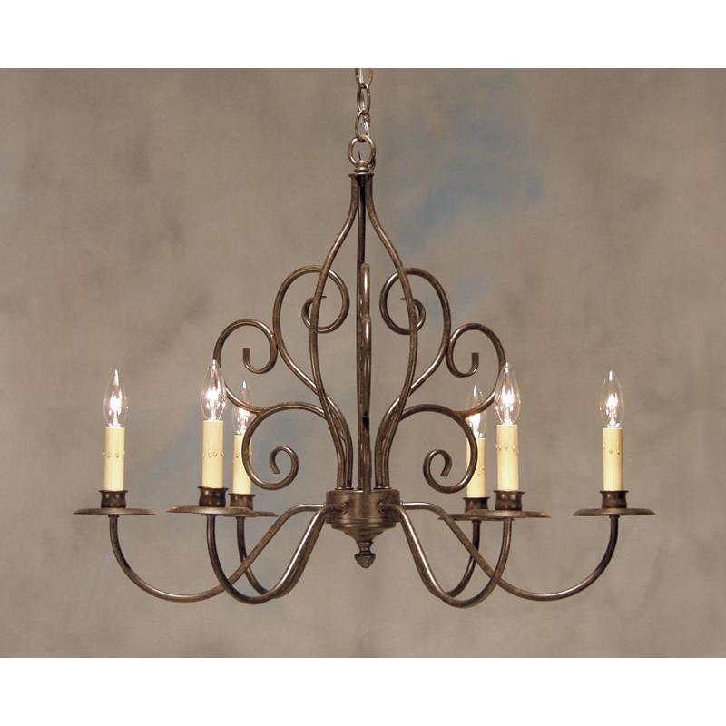 2nd Ave Design 8008.28.ES Eve Chandelier in Rustic Iron