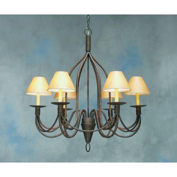 2nd Ave Design 87062.32 Bell Chandelier in Rusty Nail
