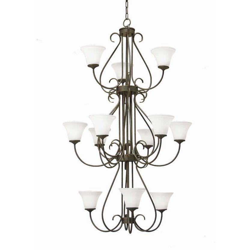 2nd Ave Design 871100.36.3TR Jacqueline Chandelier in Antiquity