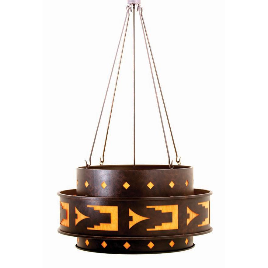 2nd Ave Design 871274.48 Sandia Pendant in Rusty Nail