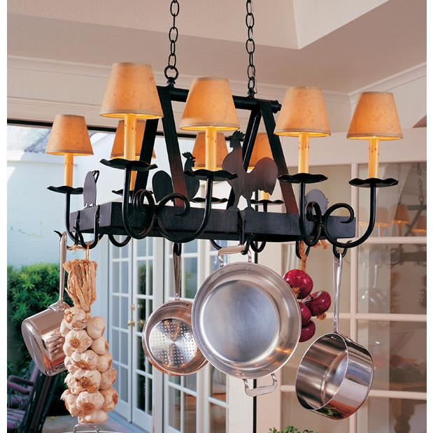 2nd Ave Design 87240.27 Animal Pot Rack in Antique Iron Gate