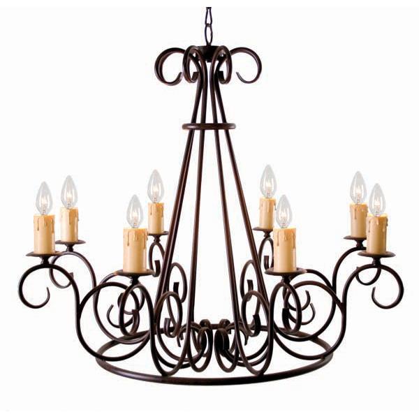2nd Ave Design 87479.42 Marguerite Chandelier in Rustic Iron
