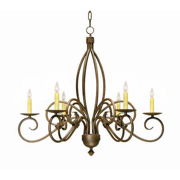 2nd Ave Design 87607.28 Squire Chandelier in Cajun Spice