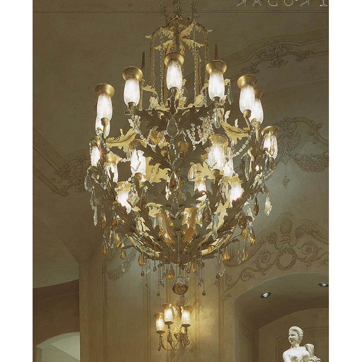 2nd Ave Design 87628.48.CX French Baroque Chandelier in Gilded Tobacco