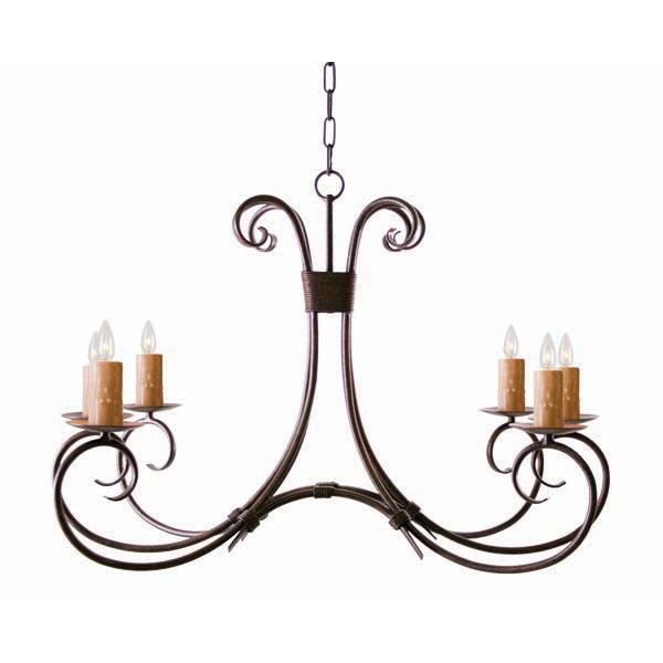 2nd Ave Design 87674.36 Elon Chandelier in Rusty Nail