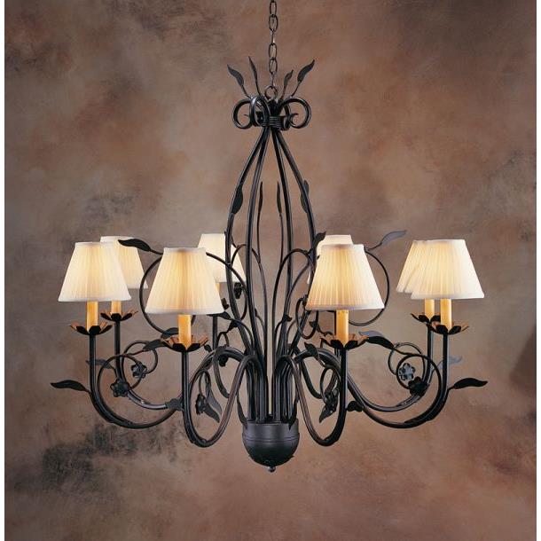 2nd Ave Design 87870.36 Bordeaux Chandelier in Rustic Iron