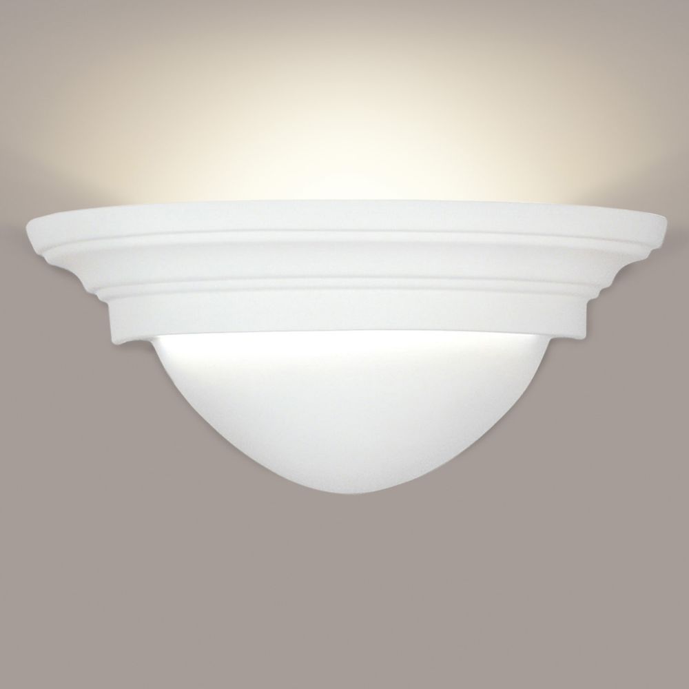 A19 110-2LEDE26 Great Majorca Wall Sconce: Bisque