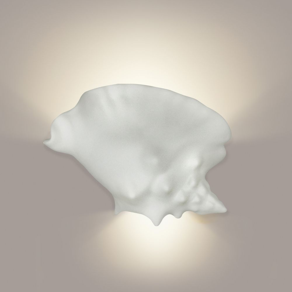 A19 1101-WET-A32 Islands of Light Key West Wall Sconce: Cream Satin (Outdoor Sheltered Socket for Wet Locations (Bulb not included))