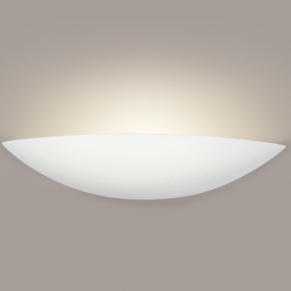 A19 1203-2LEDE26 Great Maui Wall Sconce: Bisque (E26 Base Dimmable LED (Bulb included))