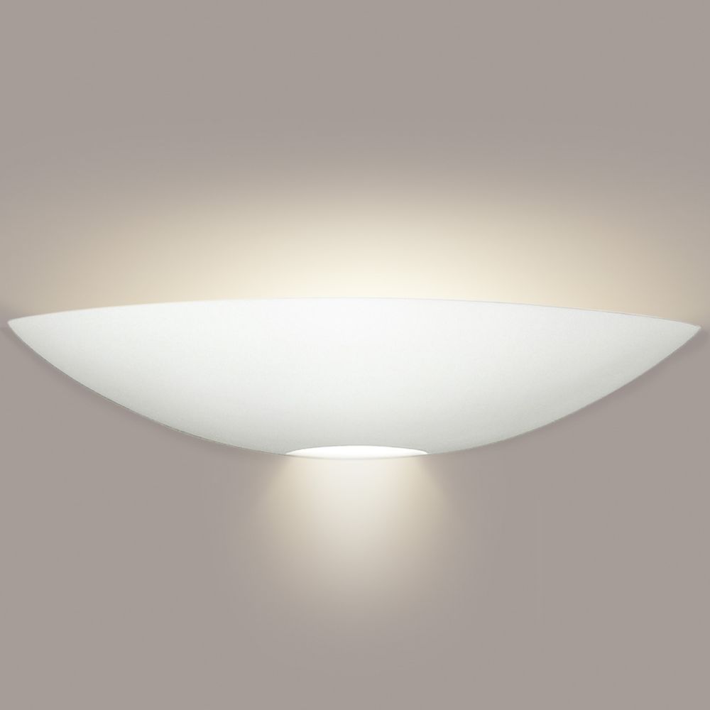 A19 1204-2LEDE26 Great Oahu Wall Sconce: Bisque (E26 Base Dimmable LED (Bulb included))