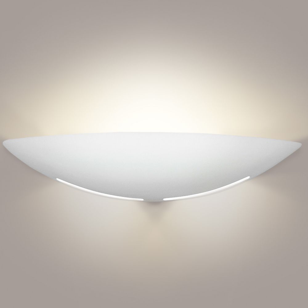 A19 1205-2LEDE26 Great Kauai Wall Sconce: Bisque (E26 Base Dimmable LED (Bulb included))