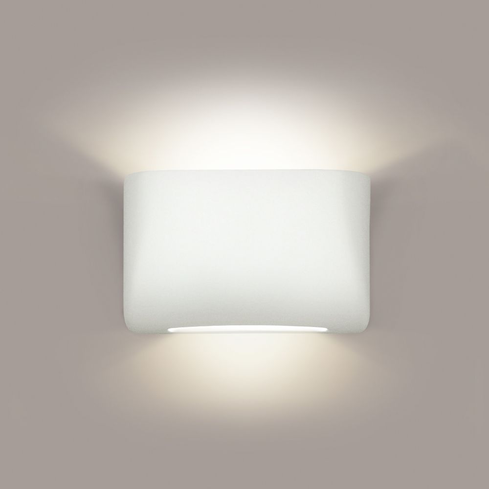 A19 1303-1LEDE26 Coronado Wall Sconce: Bisque (E26 Base Dimmable LED (Bulb included))