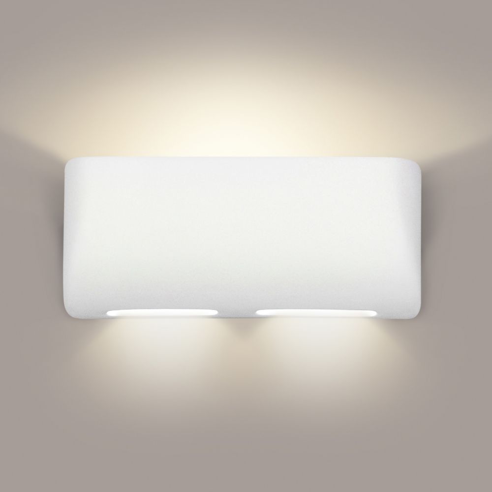 A19 1304-2LEDE26 Gran Coronado Wall Sconce: Bisque (E26 Base Dimmable LED (Bulb included))