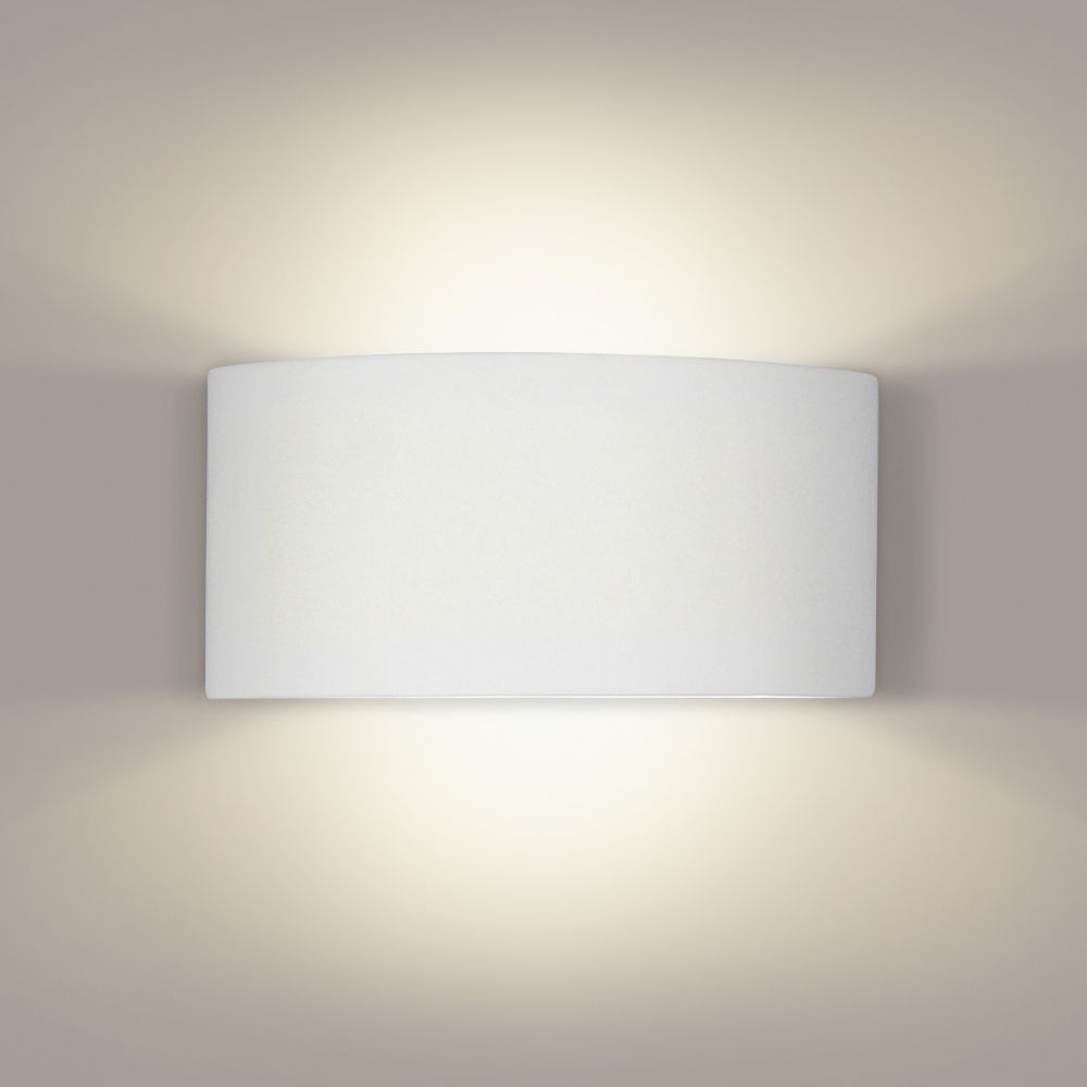 A19 1702-1LEDE26 Nicosia Wall Sconce: Bisque (E26 Base Dimmable LED (Bulb included))