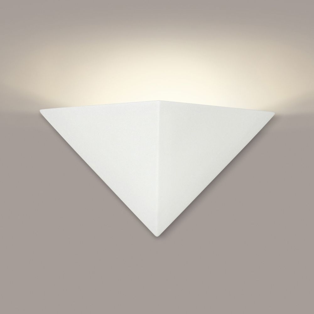 A19 1902-1LEDE26 Gran Sumatra Wall Sconce: Bisque (E26 Base Dimmable LED (Bulb included))