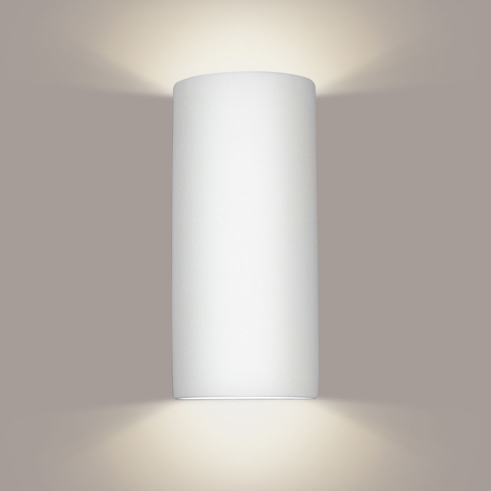 A19 214-WET Islands of Light Chios Wall Sconce: Bisque (Outdoor Sheltered Socket for Wet Locations (Bulb not included))
