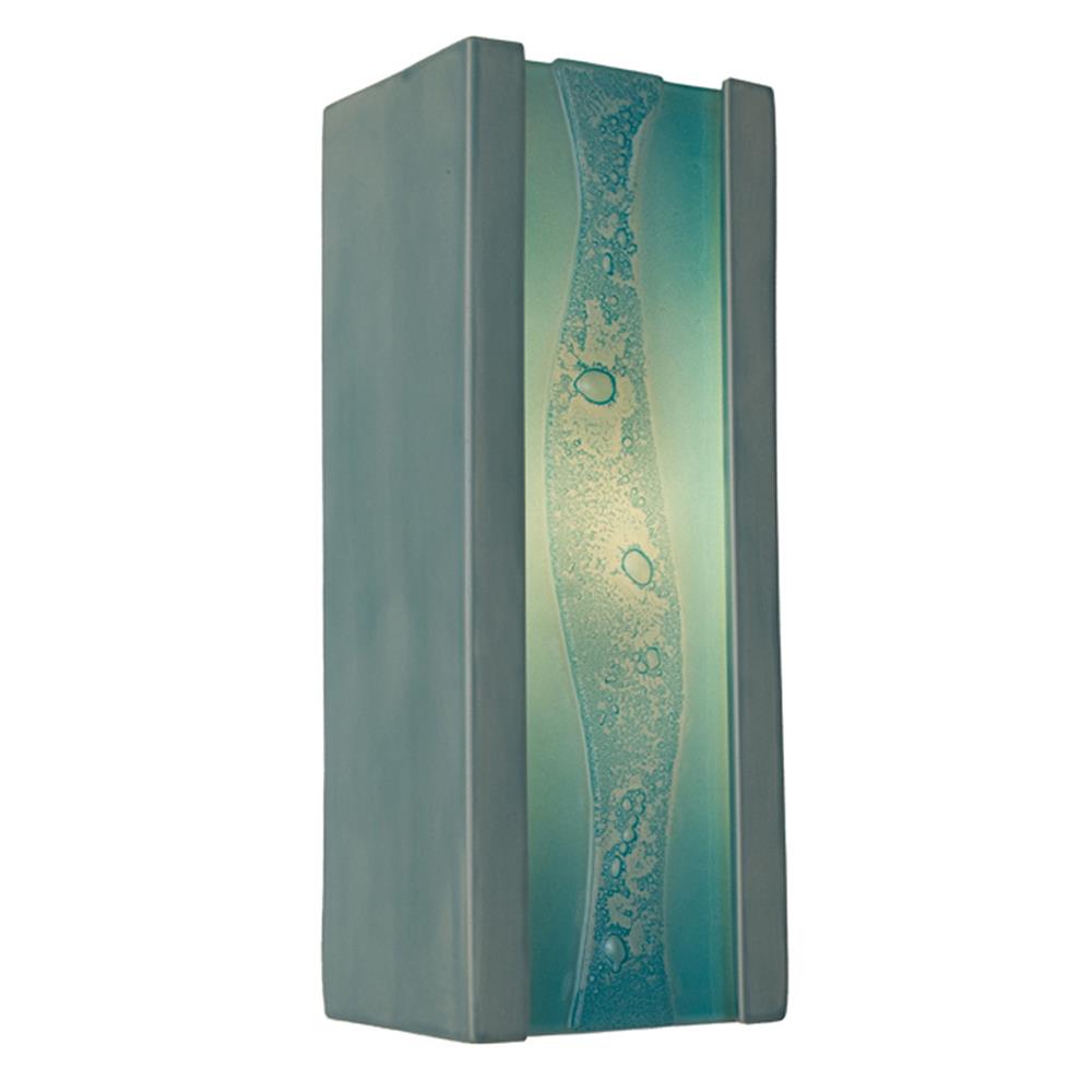 A19 Lighting- RE116-TC-TQ  - Bubbly Wall Sconce Teal Crackle and Turquoise in Teal Crackle and Turquoise