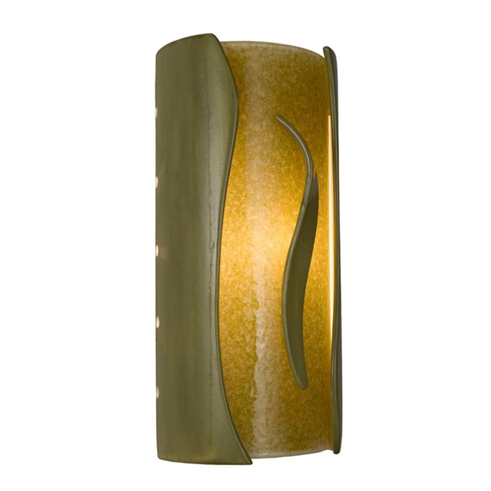 A19 Lighting- RE119-SG-MS  - Flare Wall Sconce Sagebrush and Moss in Sagebrush and Moss