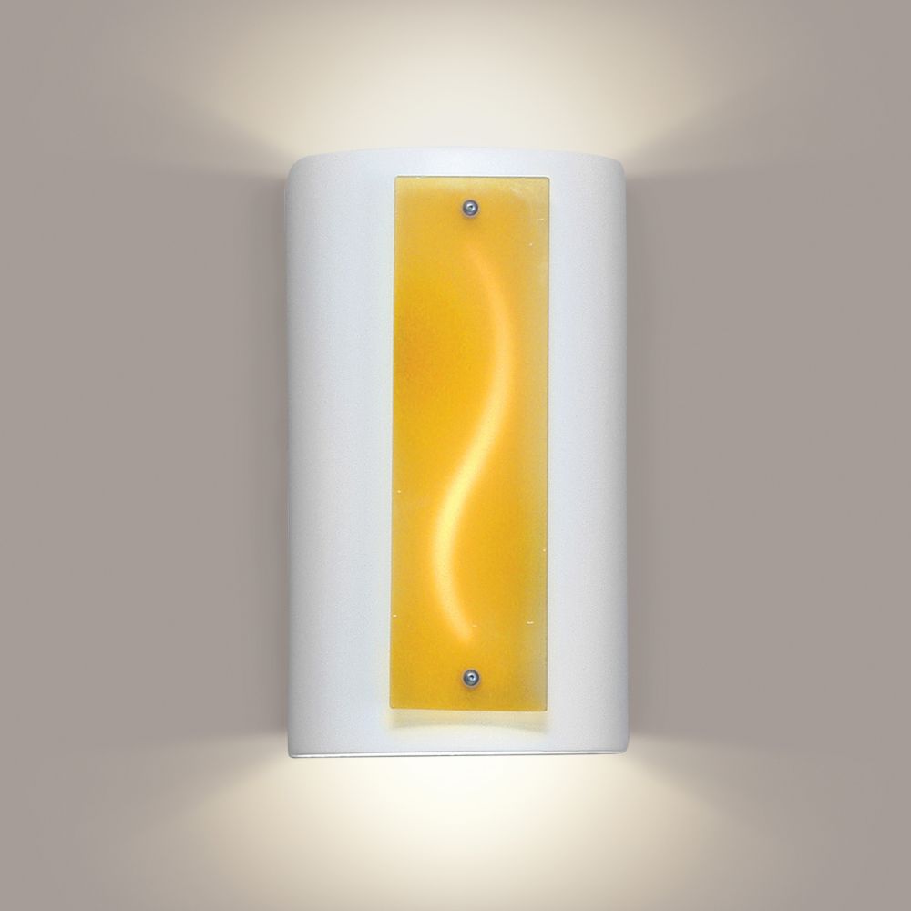 A19 G3A-WET Jewel Amber Current Wall Sconce (Outdoor Sheltered Socket for Wet Locations (Bulb not included))