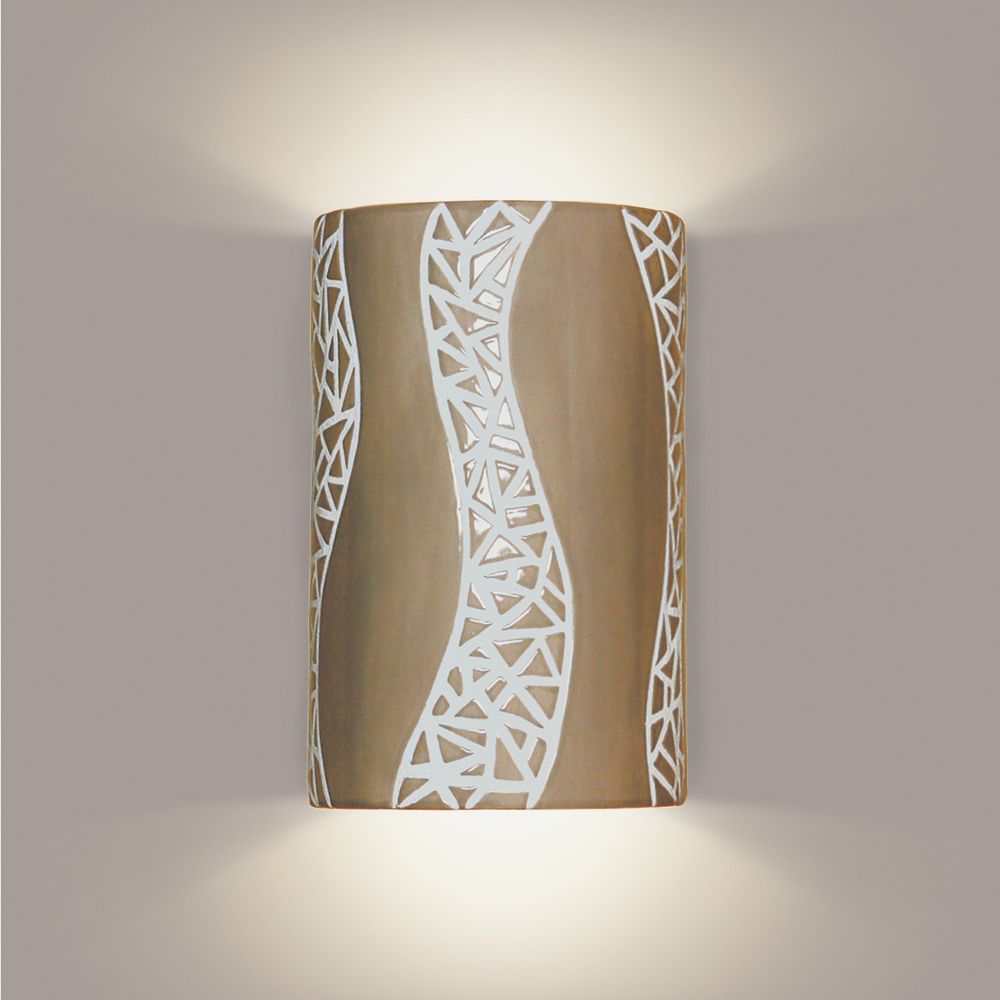 A19 M20304-SA-WET Mosaic Passage Wall Sconce Sand (Outdoor Sheltered Socket for Wet Locations (Bulb not included))