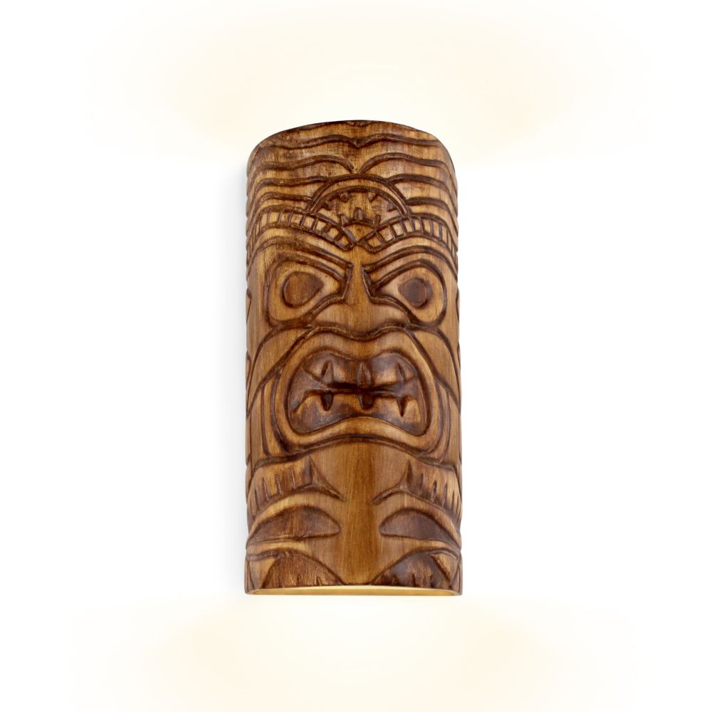 A19 NT002-AP-WET Tiki Wall Sconce Amber Palm (Outdoor/WET Location)