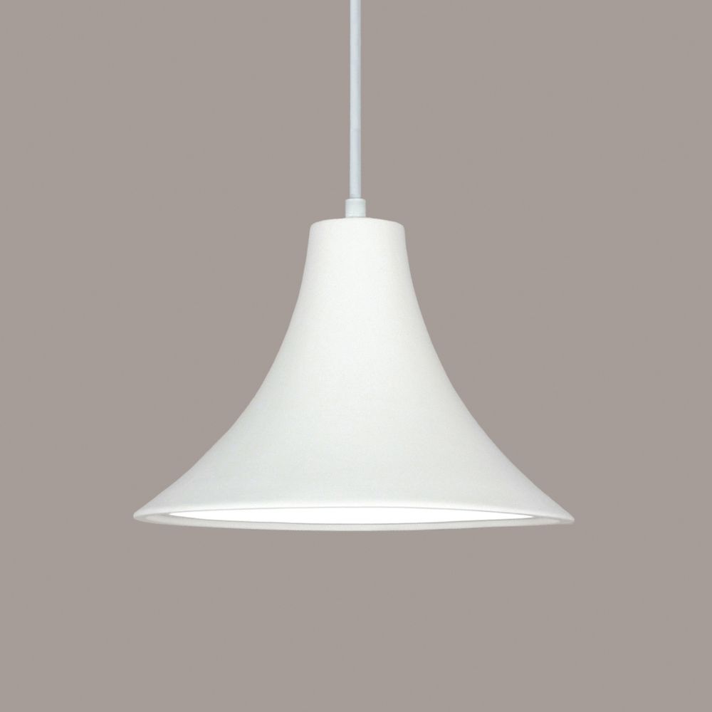 A19 P501-BCC Islands of Light Madera Pendant: Bisque