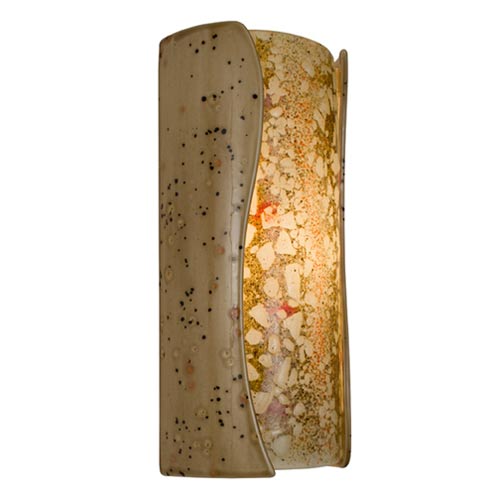 A19 Lighting- RE120-SS-MAB  - Lava Wall Sconce Sandstorm and Multi Amber in Sandstorm and Multi Amber